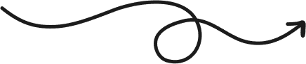 curvy arrow pointing to the right direction
